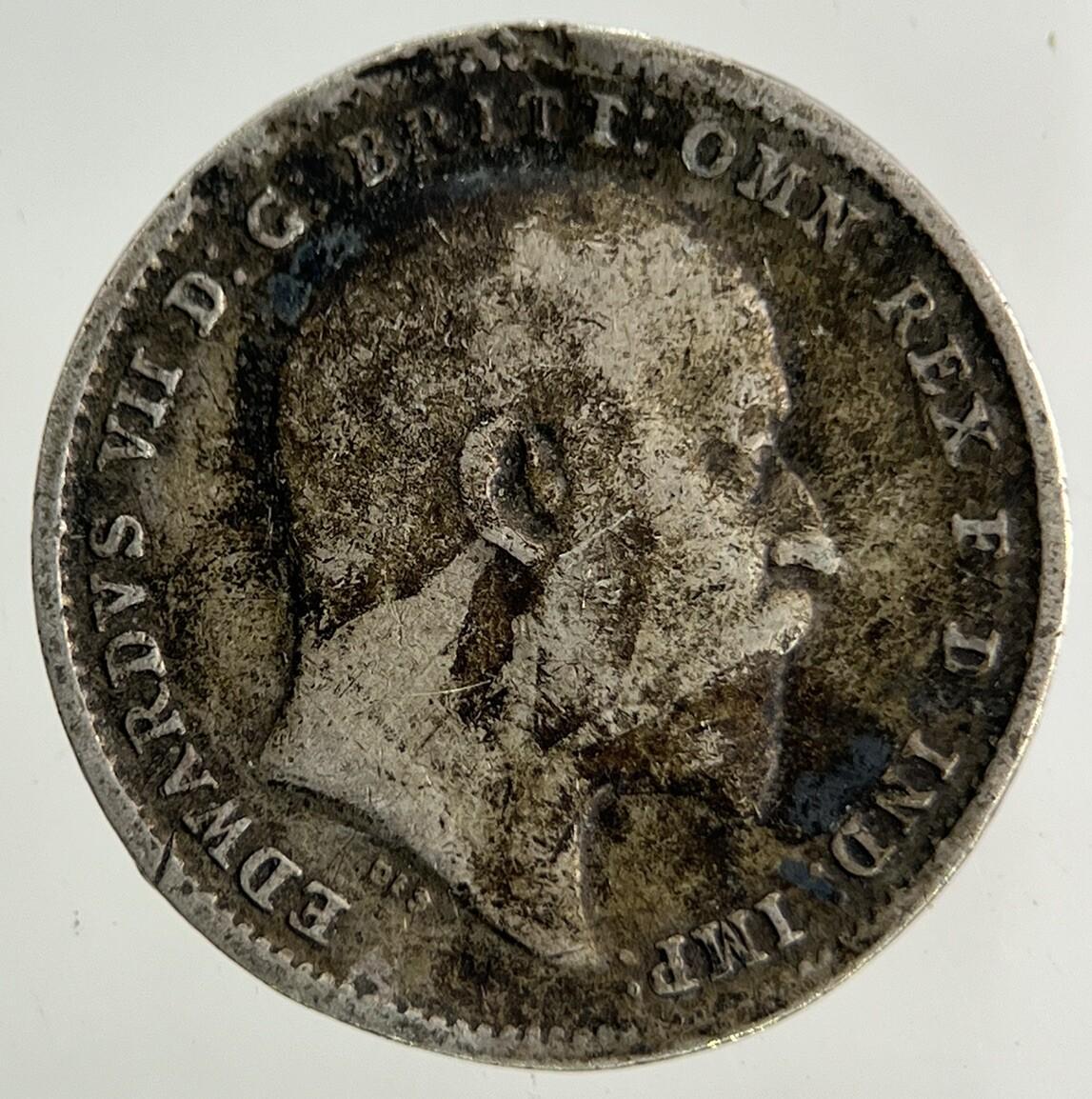 1908 Edward VII Threepence Silver Coin | Collectable Grade