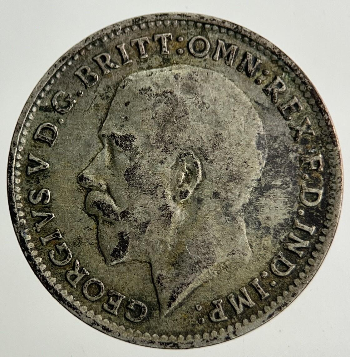 1920 George V Threepence Silver Coin | Fine Collectable Grade