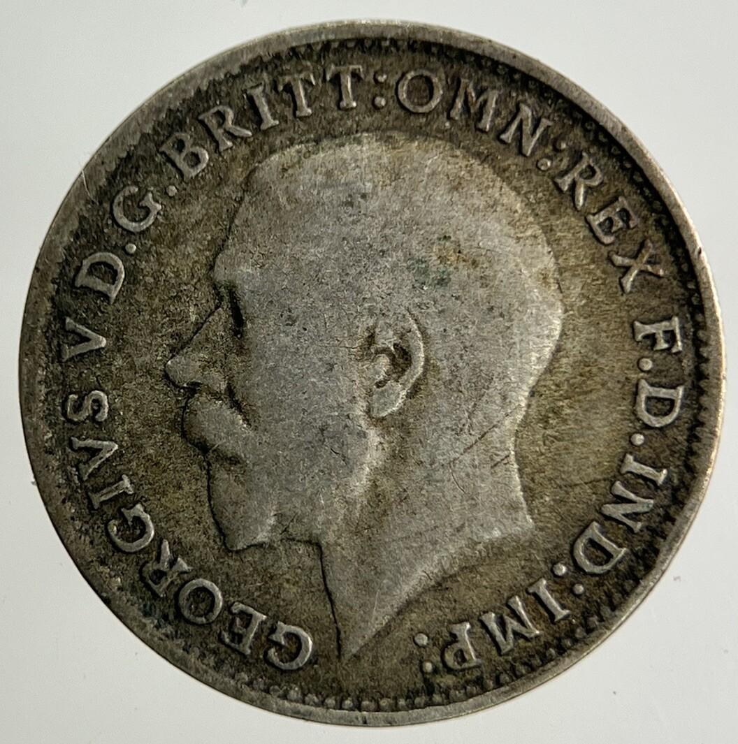1922 George V Threepence Silver Coin | Fine Collectable Grade