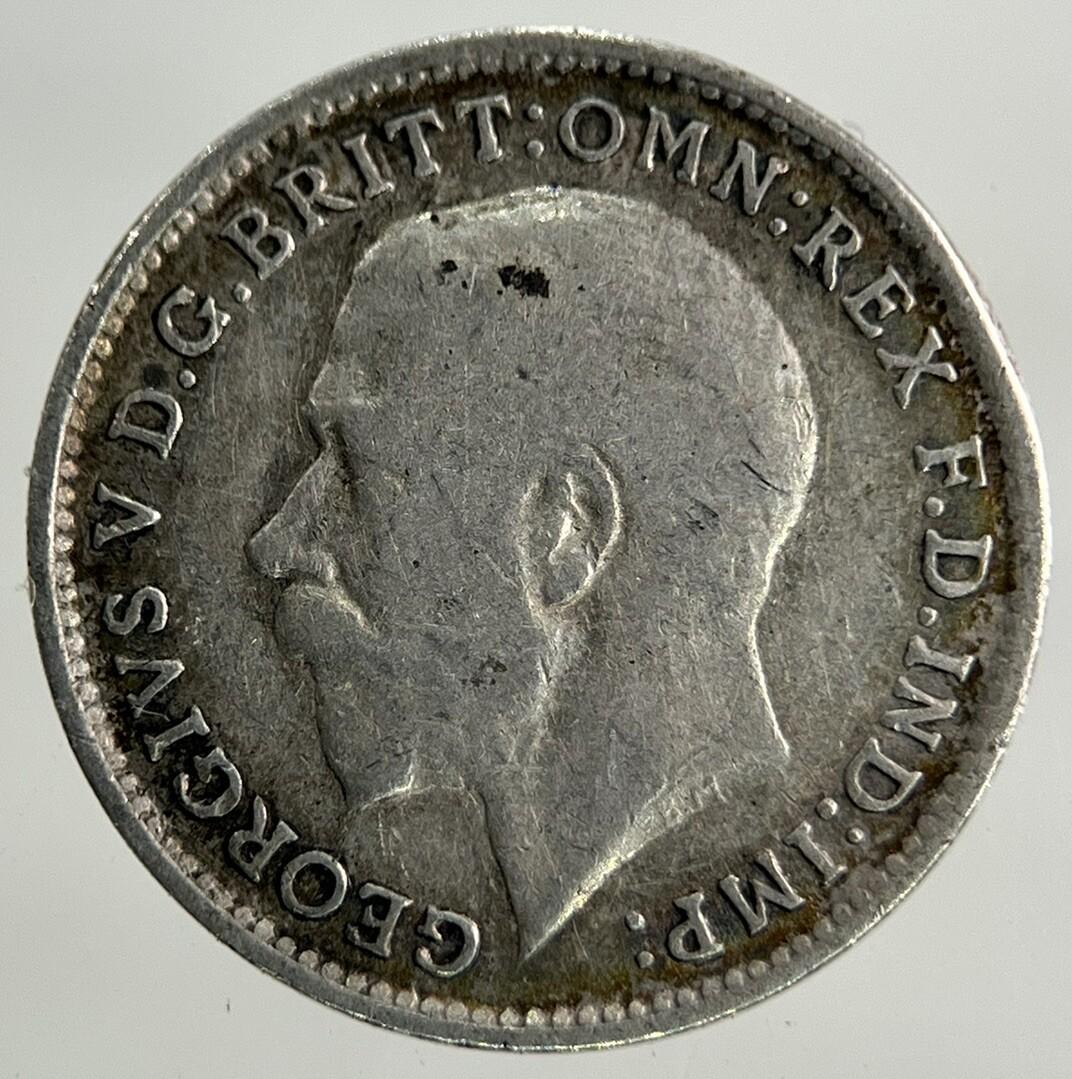 1918 George V Threepence Silver Coin | Fine Collectable Grade