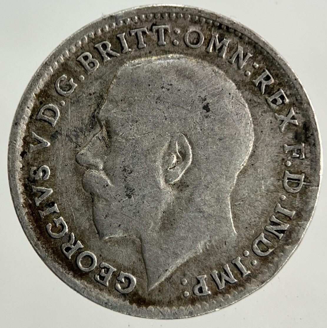 1916 George V Threepence Silver Coin | Fine Collectable Grade