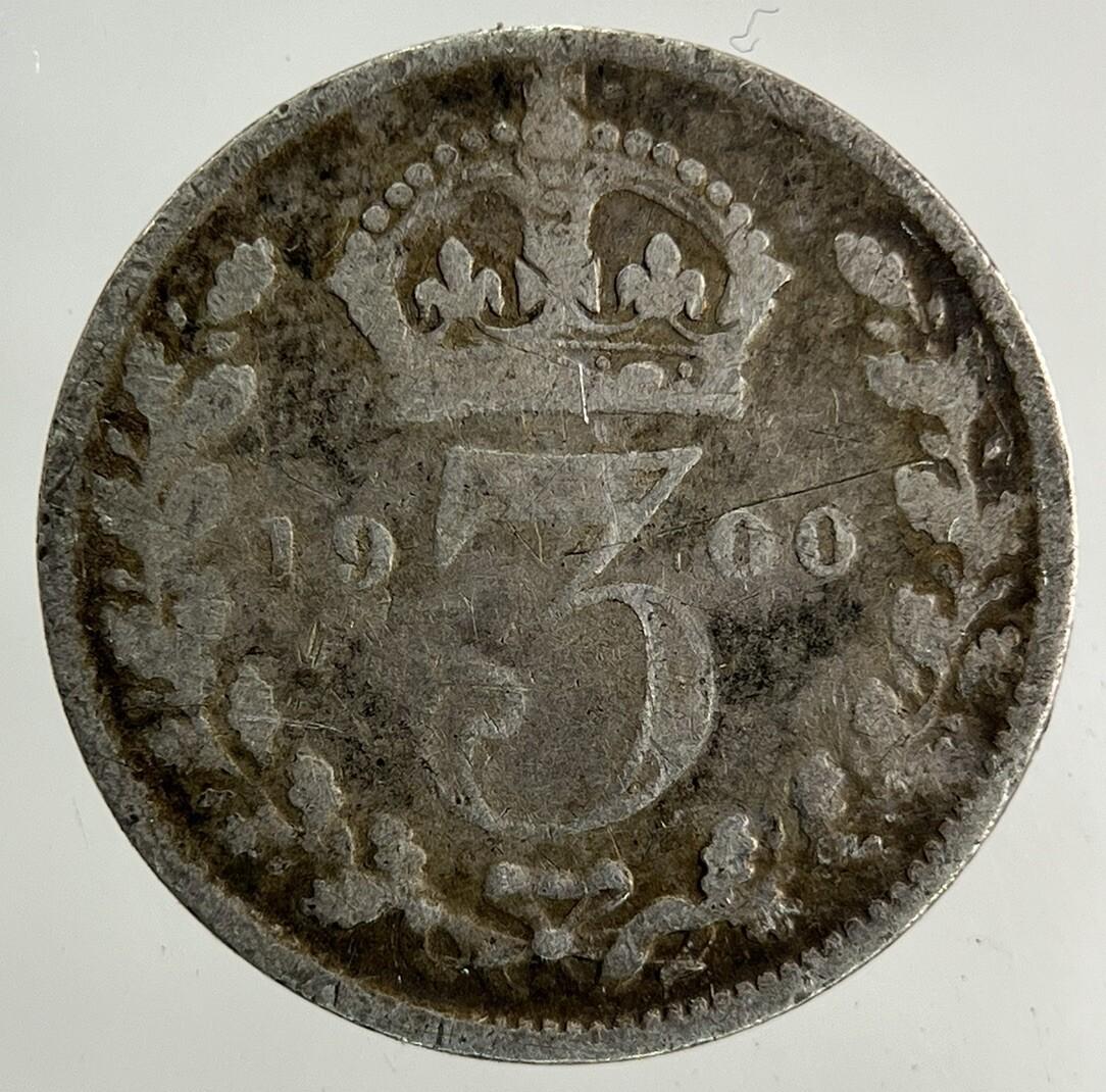 1900 Victoria Threepence Silver Coin | Collectable Grade