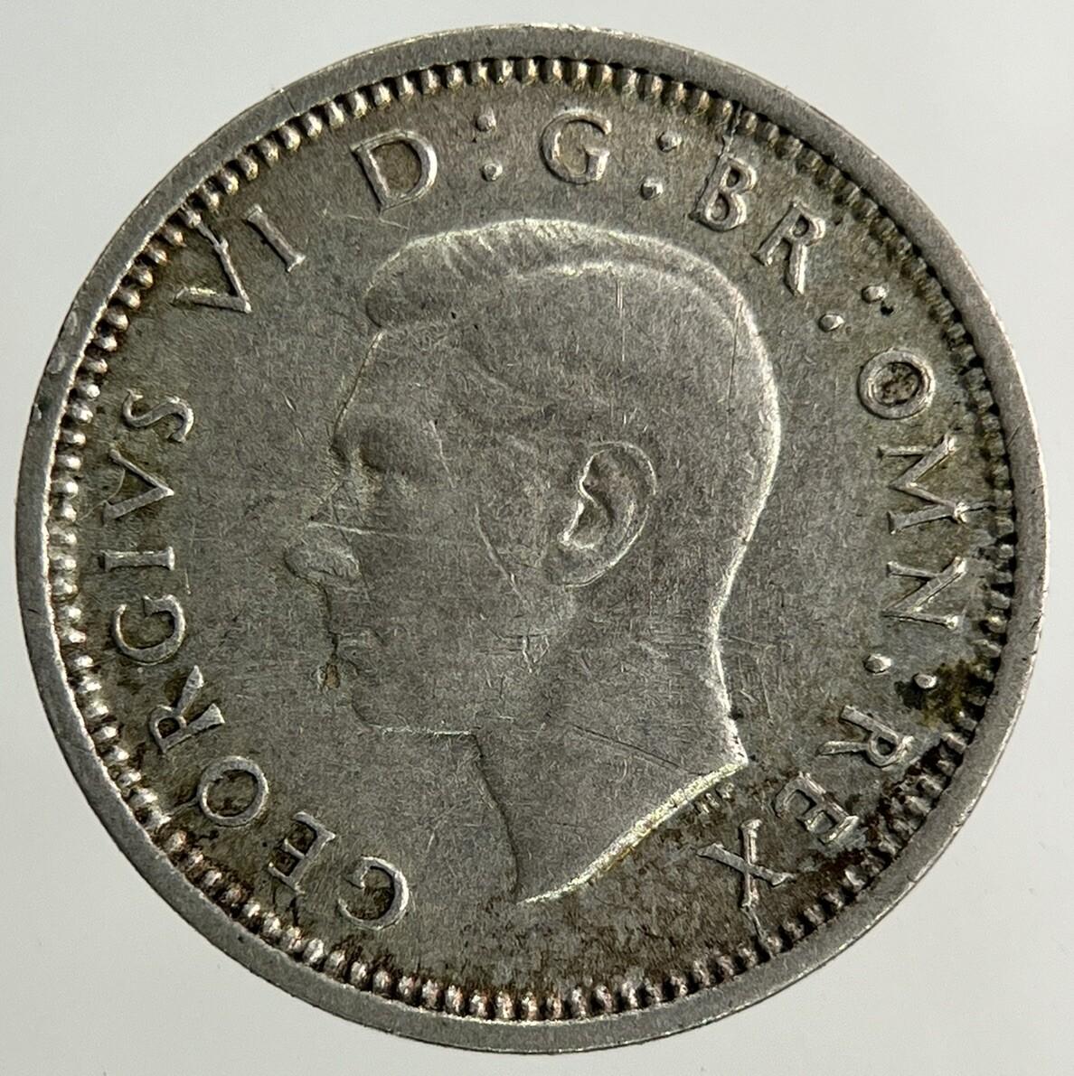 1941 George VI Threepence Silver Coin | Fine Collectable Grade