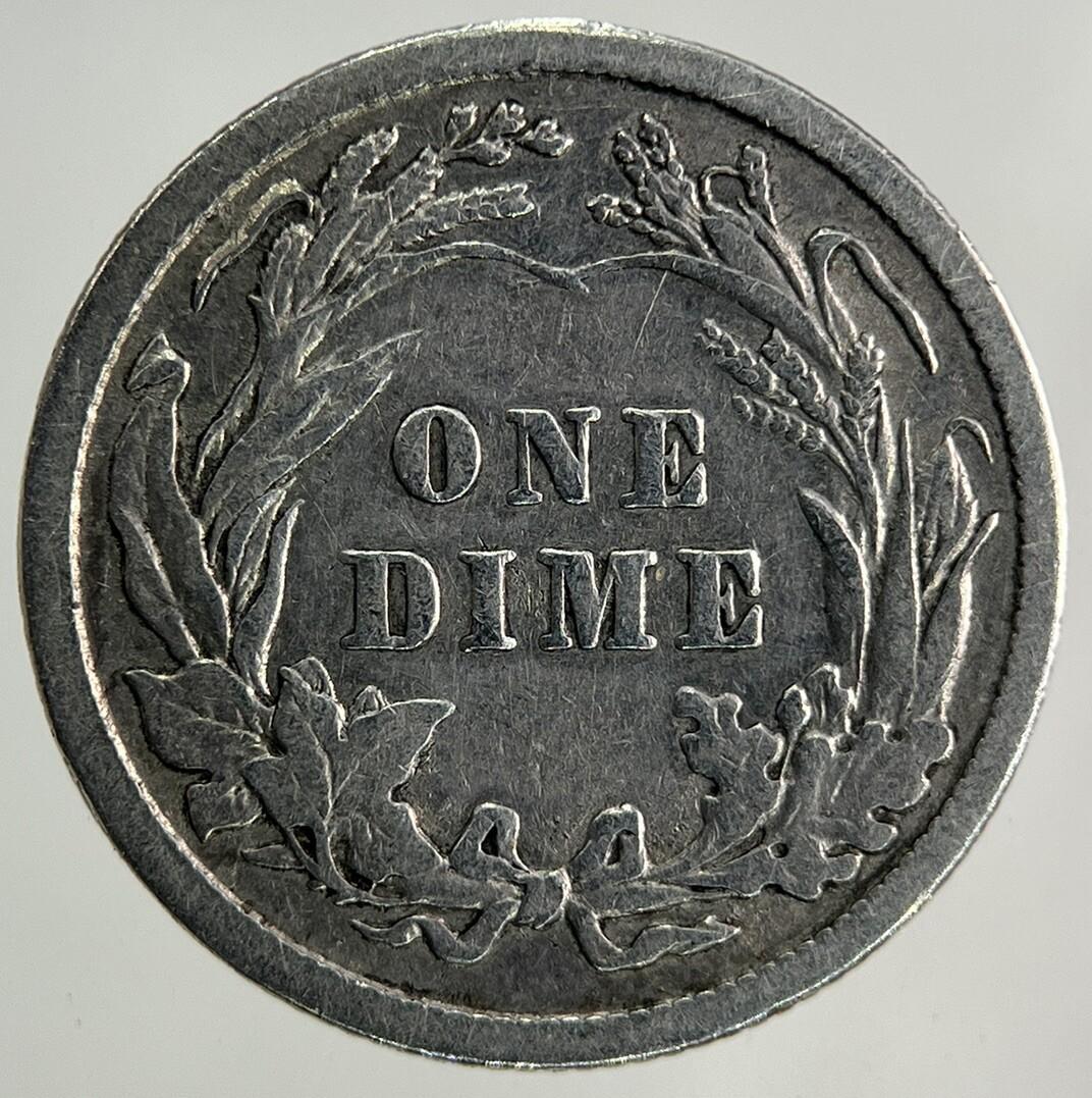 1906 US USA One Dime Silver Coin | Fine Collectable Grade