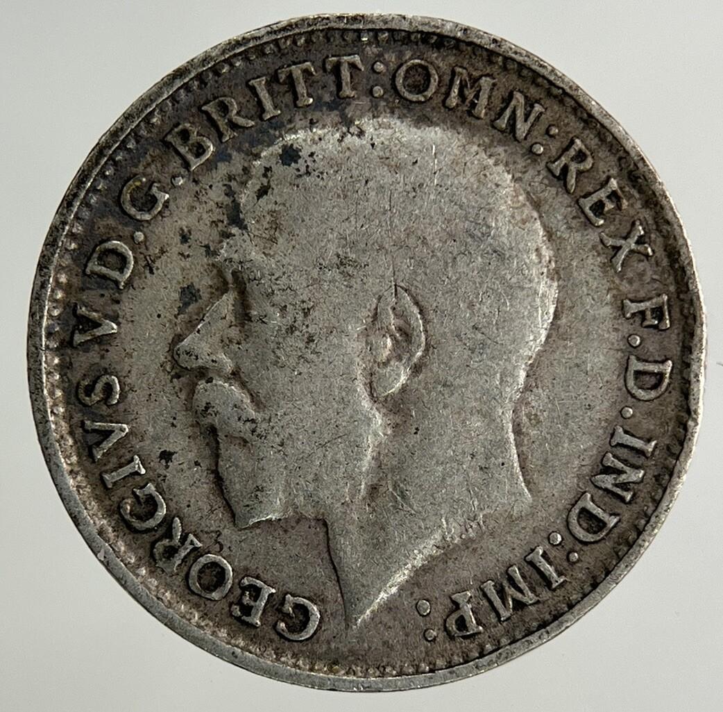 1915 George V Threepence Silver Coin | Fine Collectable Grade