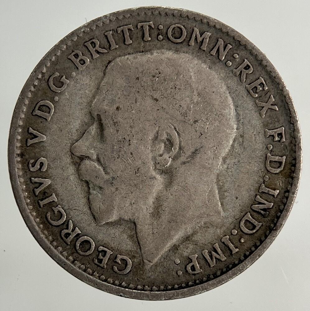 1918 George V Threepence Silver Coin | Fine Collectable Grade