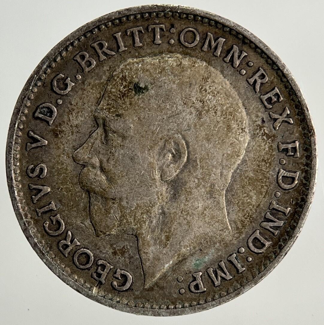 1919 George V Threepence Silver Coin | Fine Collectable Grade