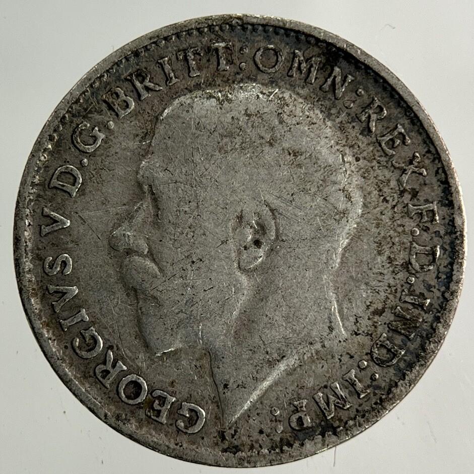 1916 George V Threepence Silver Coin | Fine Collectable Grade