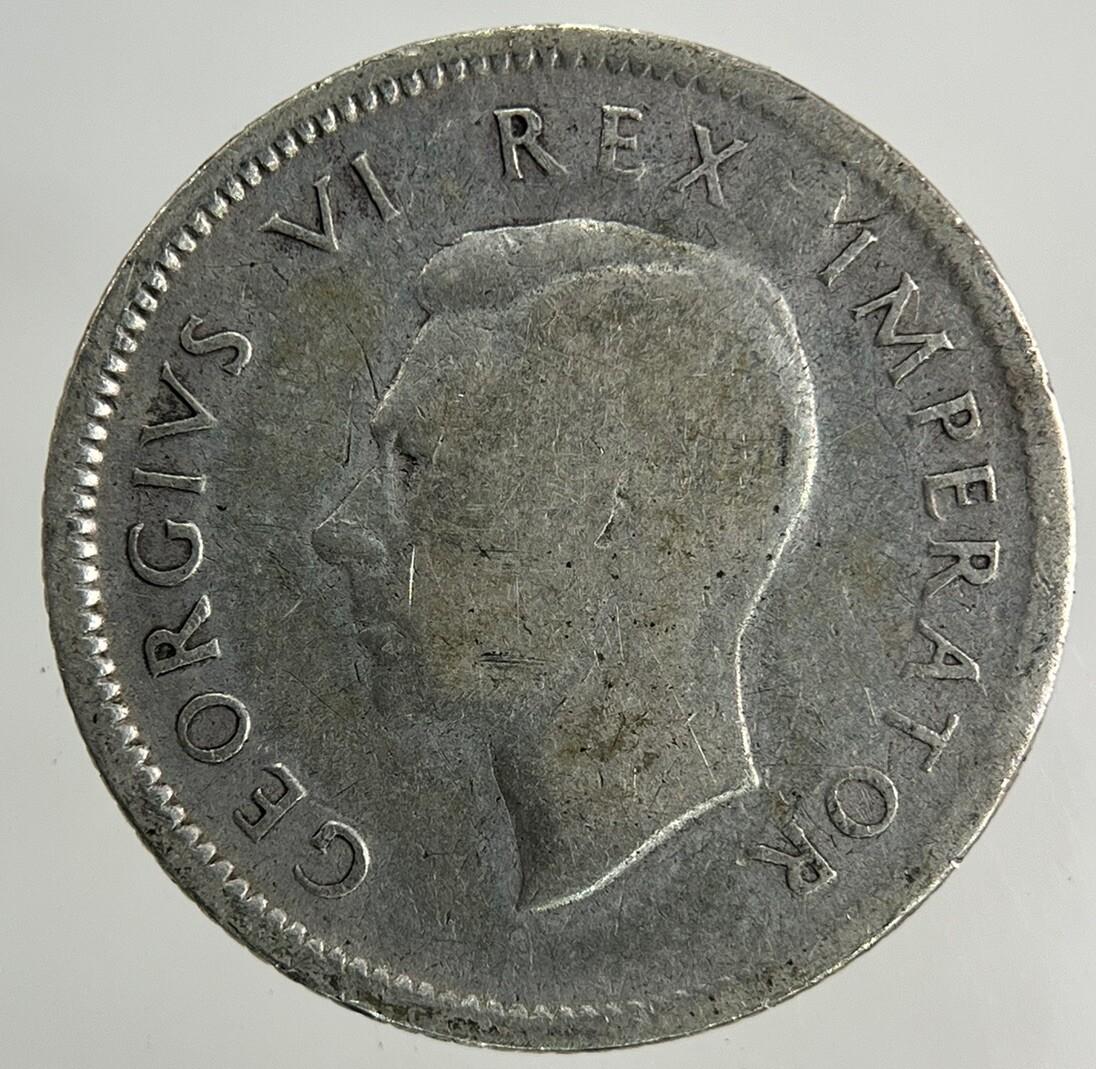 1942 South Africa Sixpence Silver Coin | Fine Collectable Grade