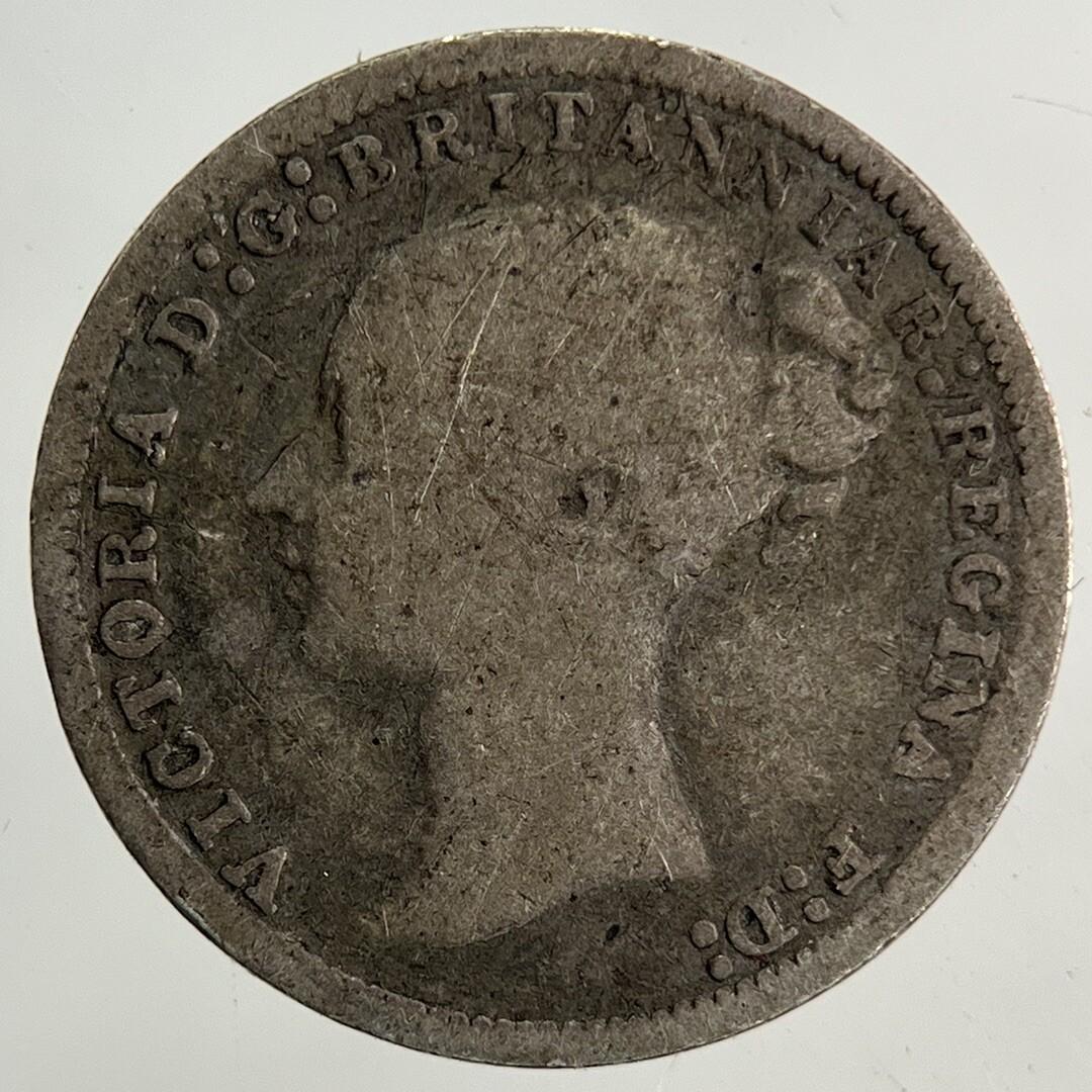 1877 Victoria Threepence Silver Coin | Collectable Grade