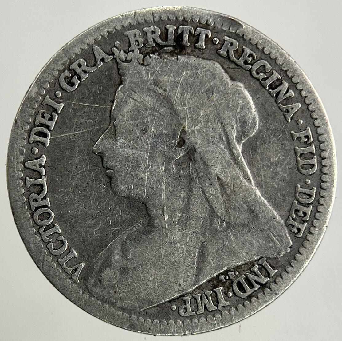 1900 Victoria Threepence Silver Coin | Collectable Grade