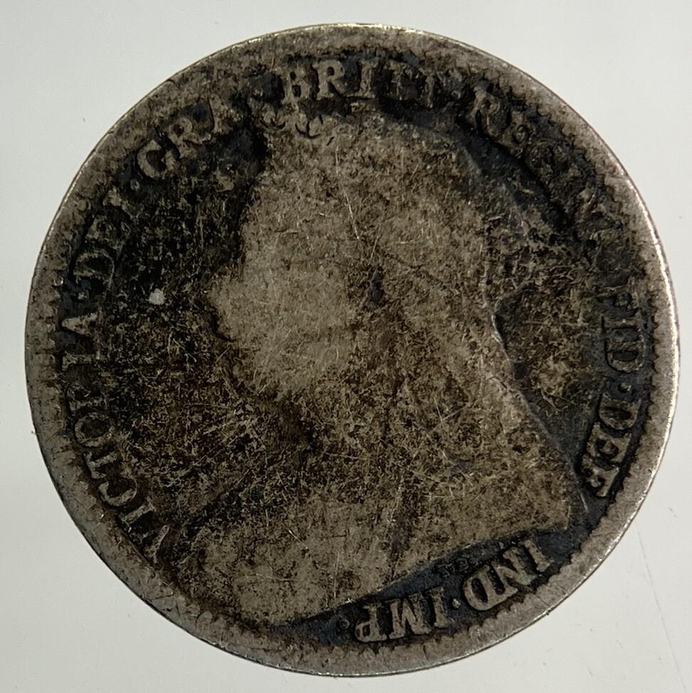 1899 Victoria Threepence Silver Coin | Fine Collectable Grade