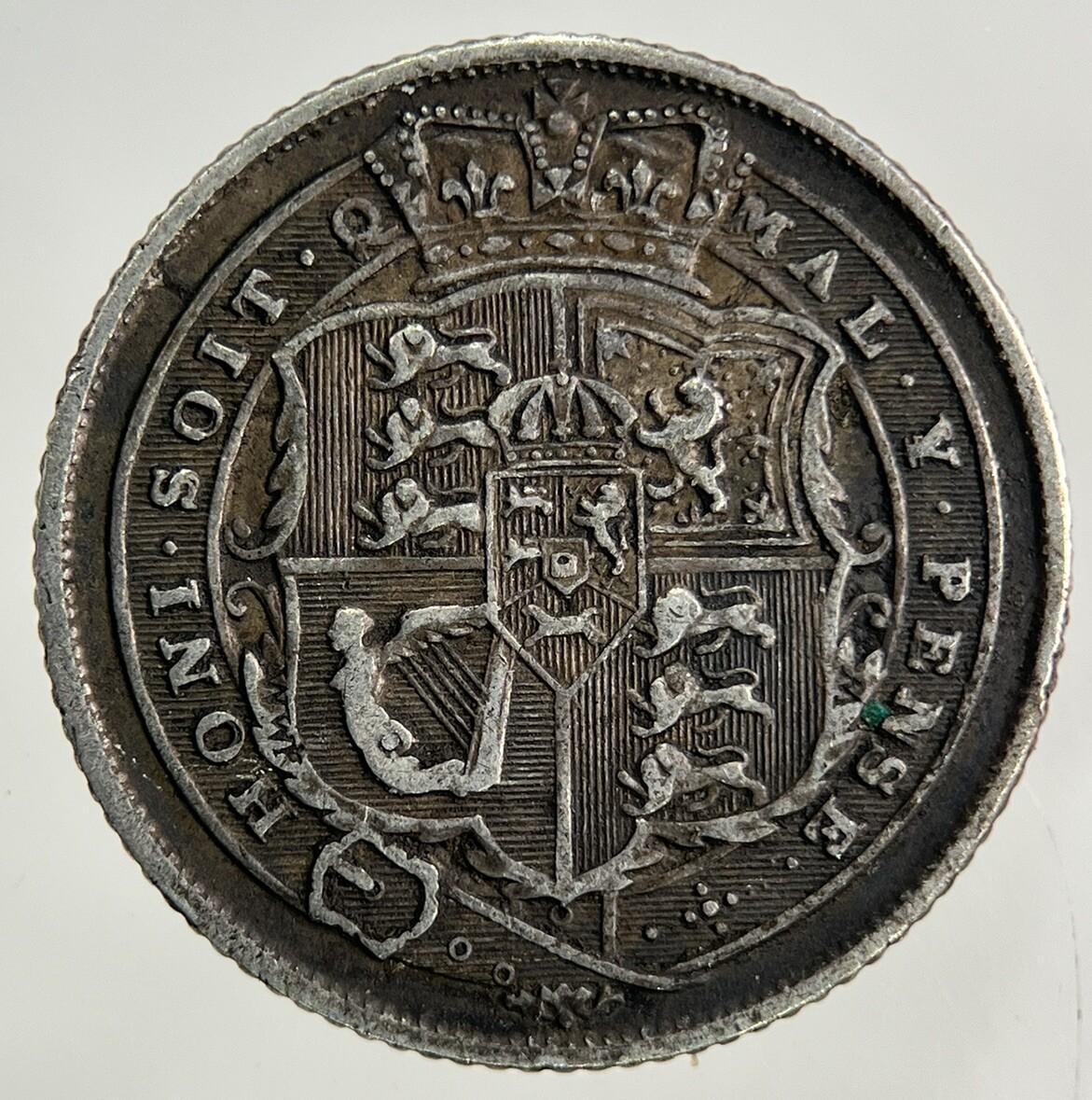 1816 George III 3rd Sixpence Silver Coin | Very High Grade