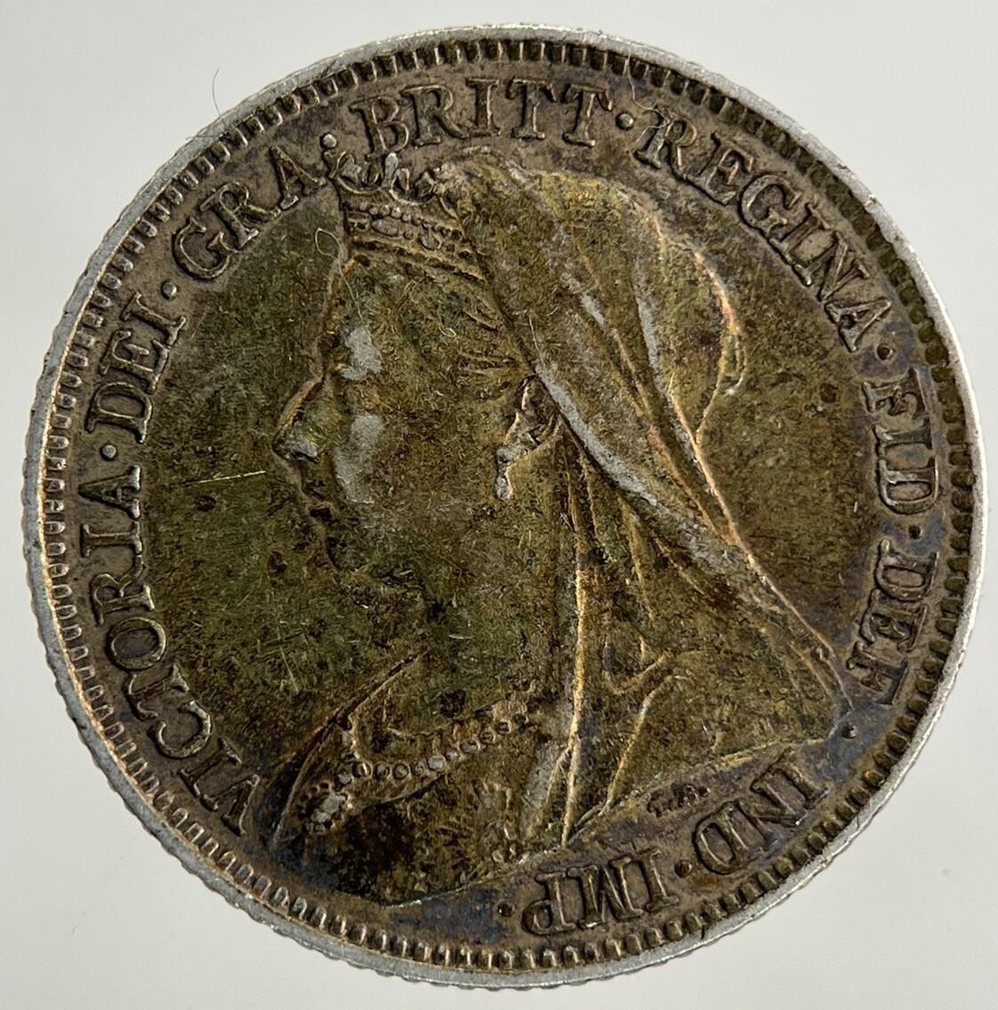 1899 Victoria Sixpence Silver Coin | Very High Grade
