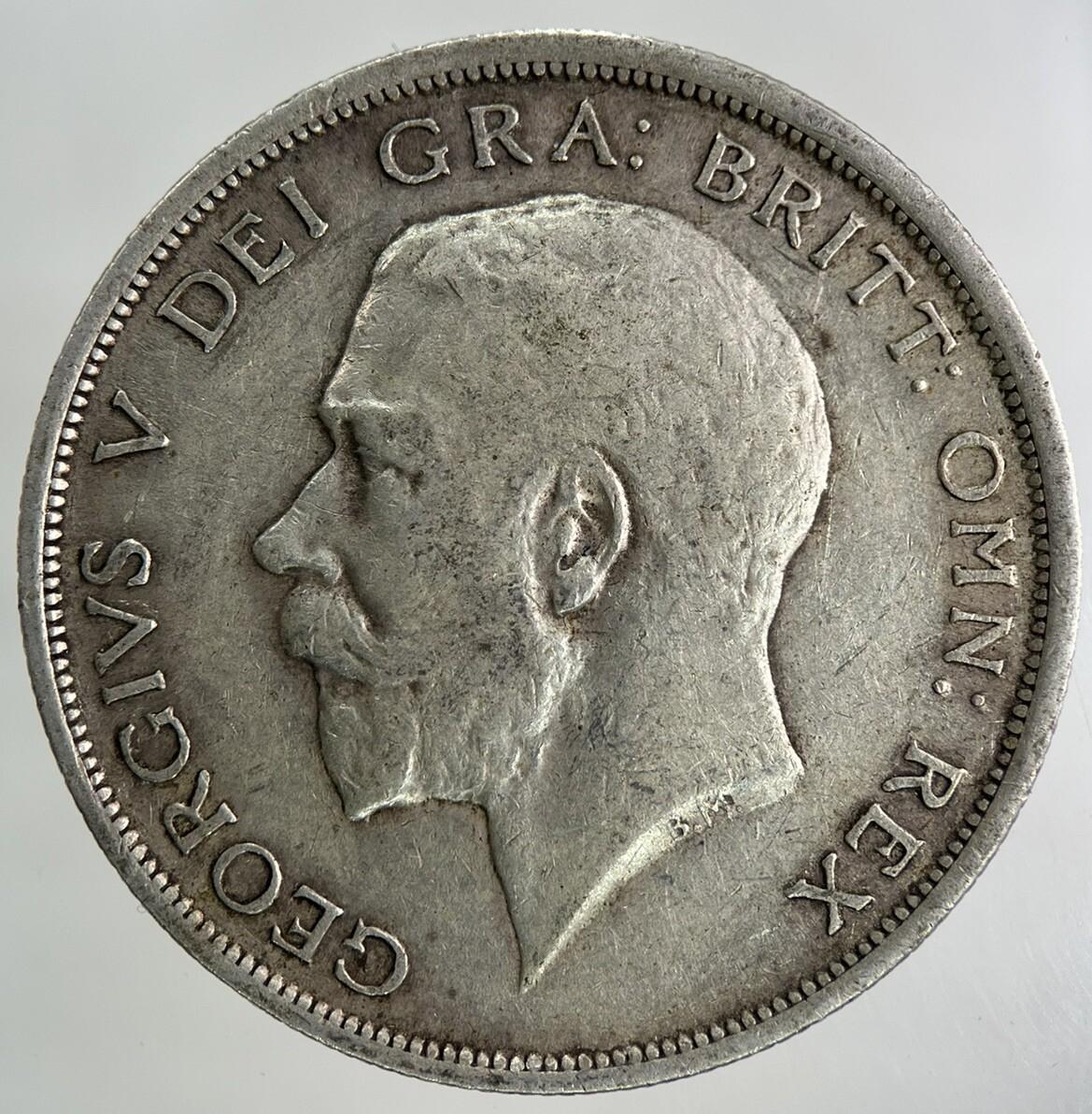 1915 George V Half-Crown Silver Coin | Very High Grade