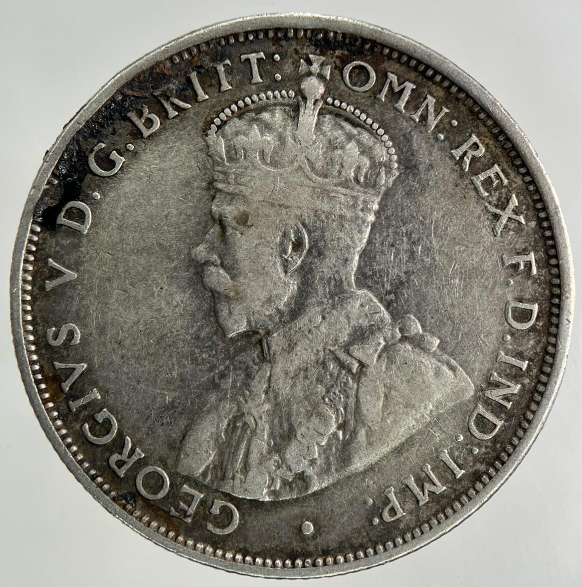 1914 Australia Florin Silver Coin | Fine Collectable Grade