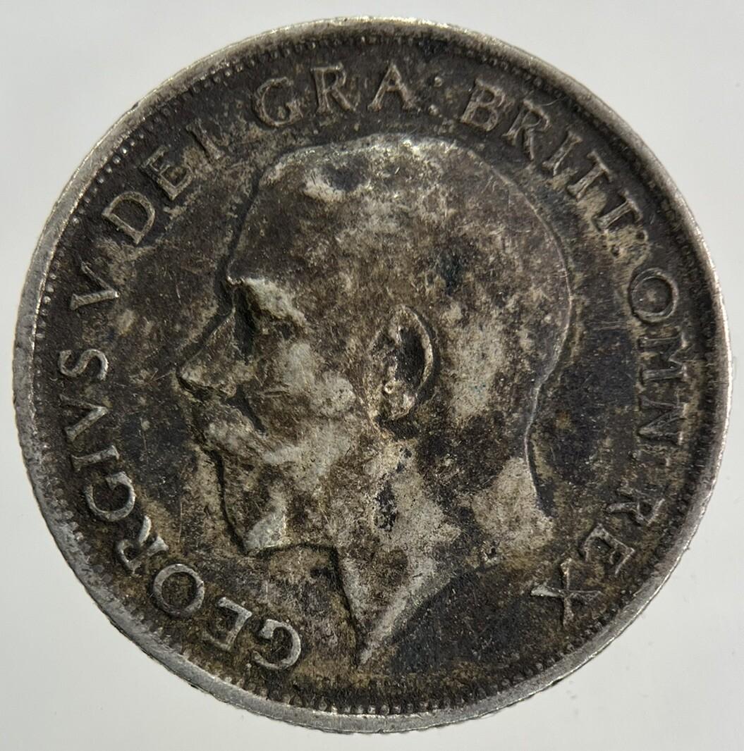 1916 George V Shilling Silver Coin | Very High Grade