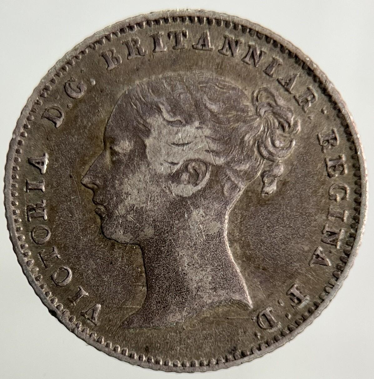 1840 Victoria Groat Four-Pence Silver Coin | Very High Grade