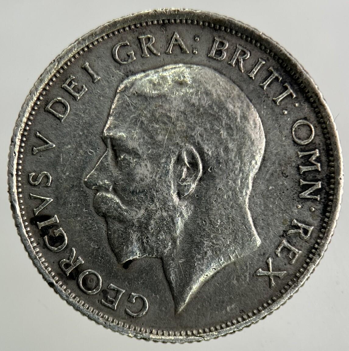 1916 George V Shilling Silver Coin | Very High Grade