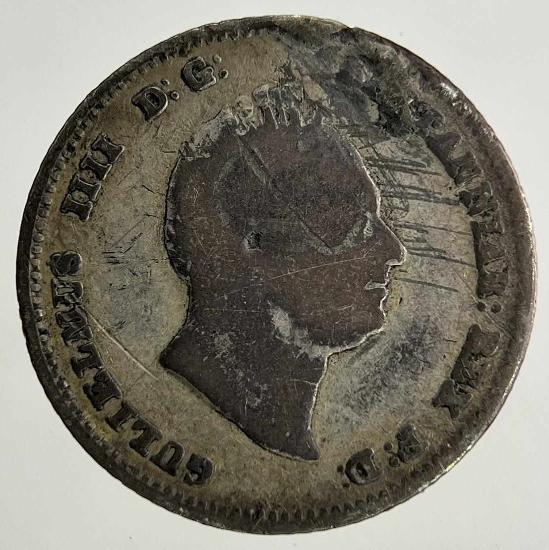 1836 William IV Groat Four-Pence Silver Coin | Fine Collectable Grade