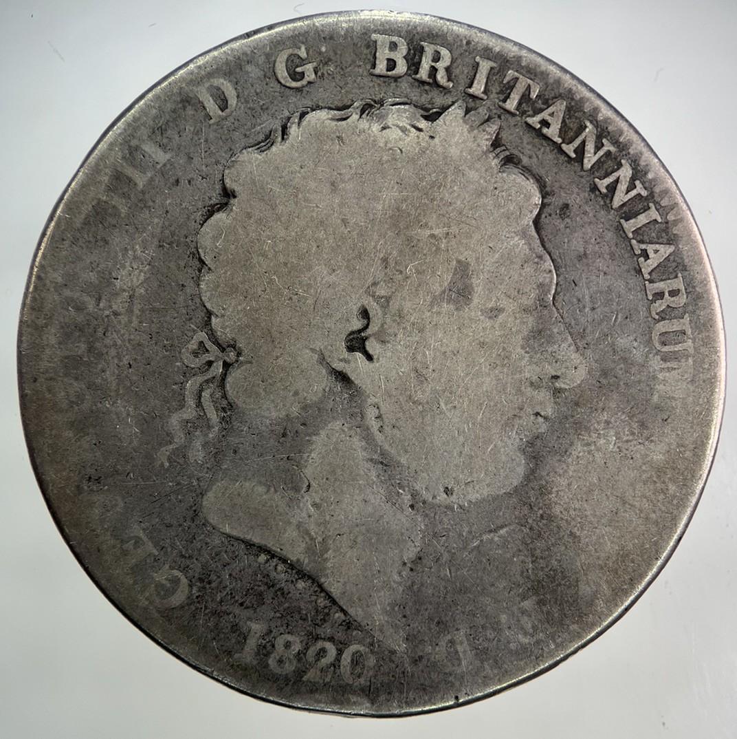 1820 George III 3rd One Crown Silver Coin | Collectable Grade