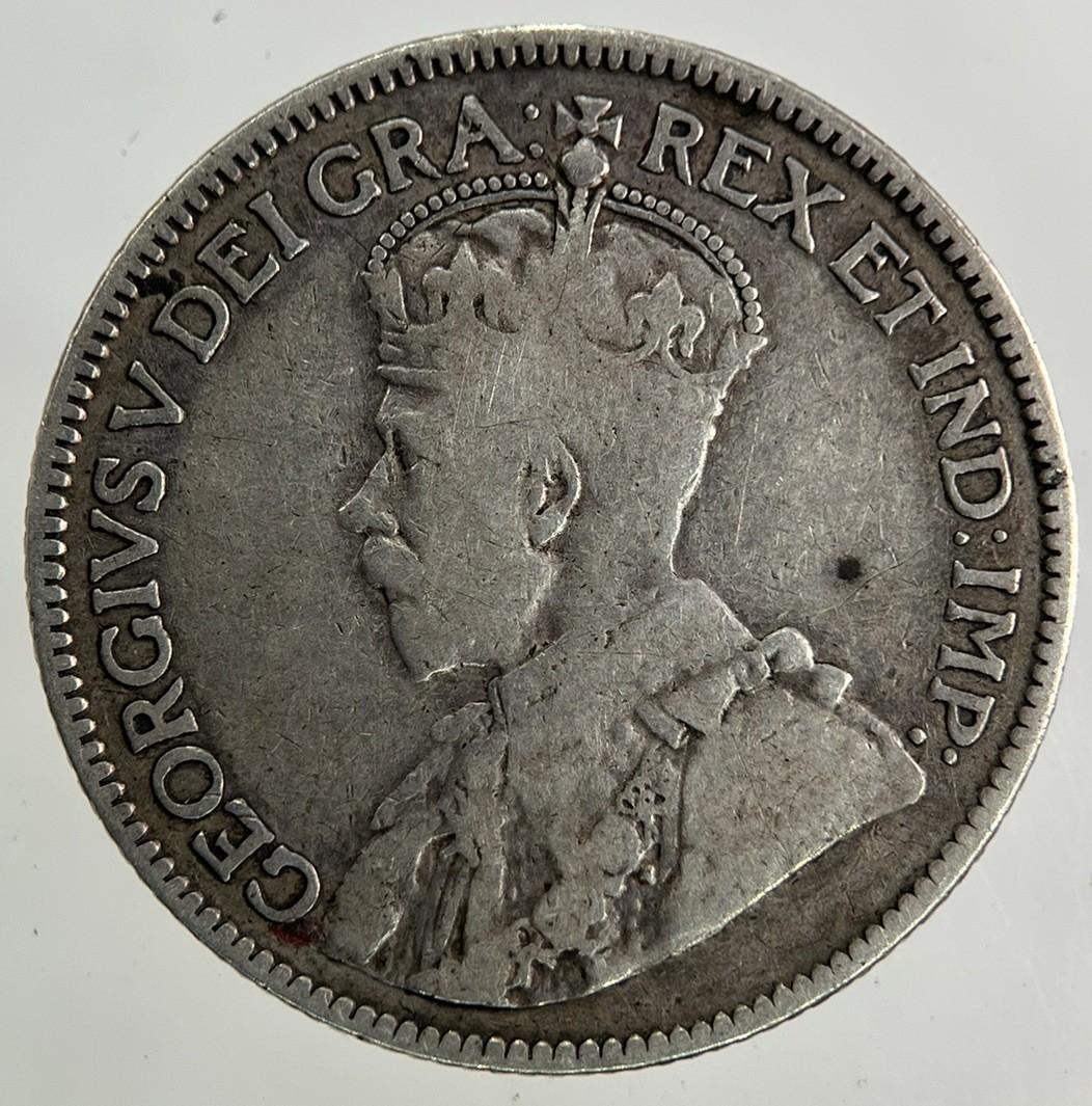 1915 Canada 25 Cents Silver Coin | Fine Collectable Grade