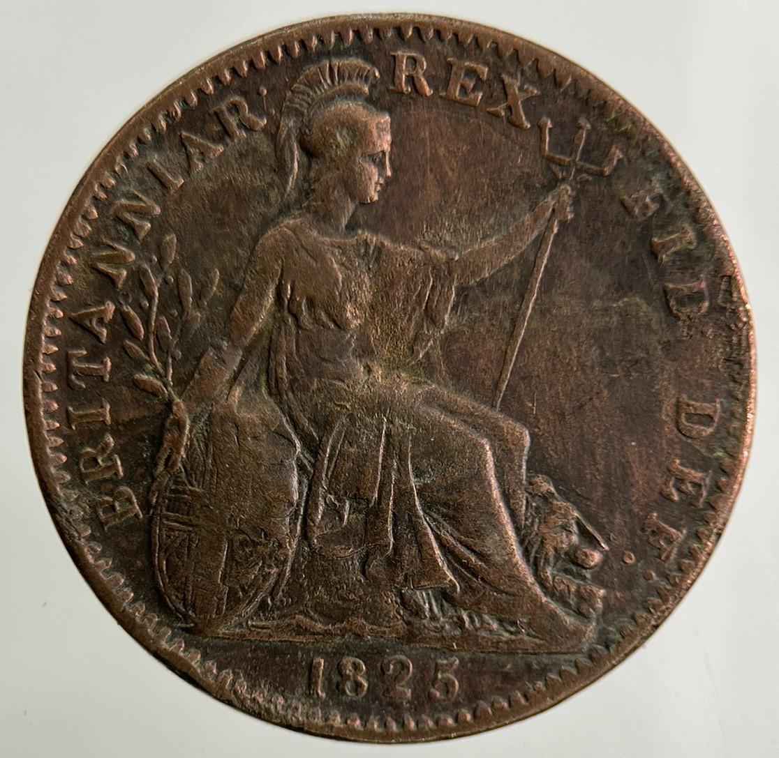 1825 George IV Farthing Coin | Fine Collectable Grade
