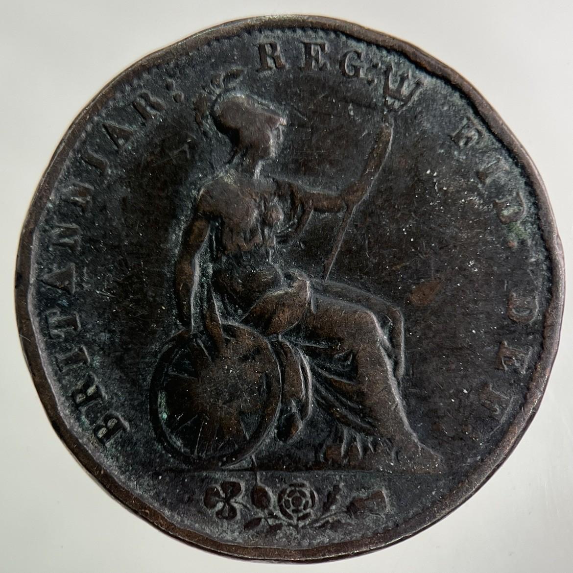 1856 Victoria Half-Penny Coin | Fine Collectable Grade