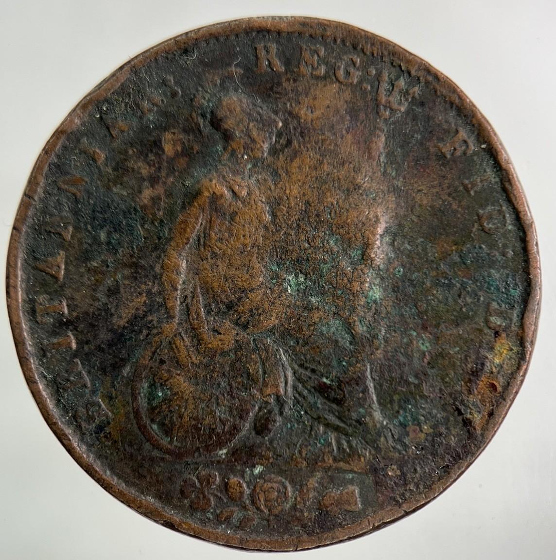 1855 Victoria Half-Penny Coin | Fair Grade