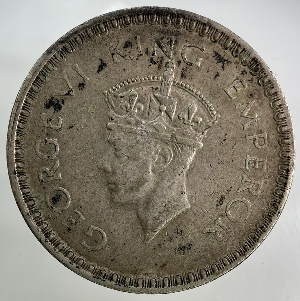 1944 India One Rupee Silver Coin | Fine Collectable Grade