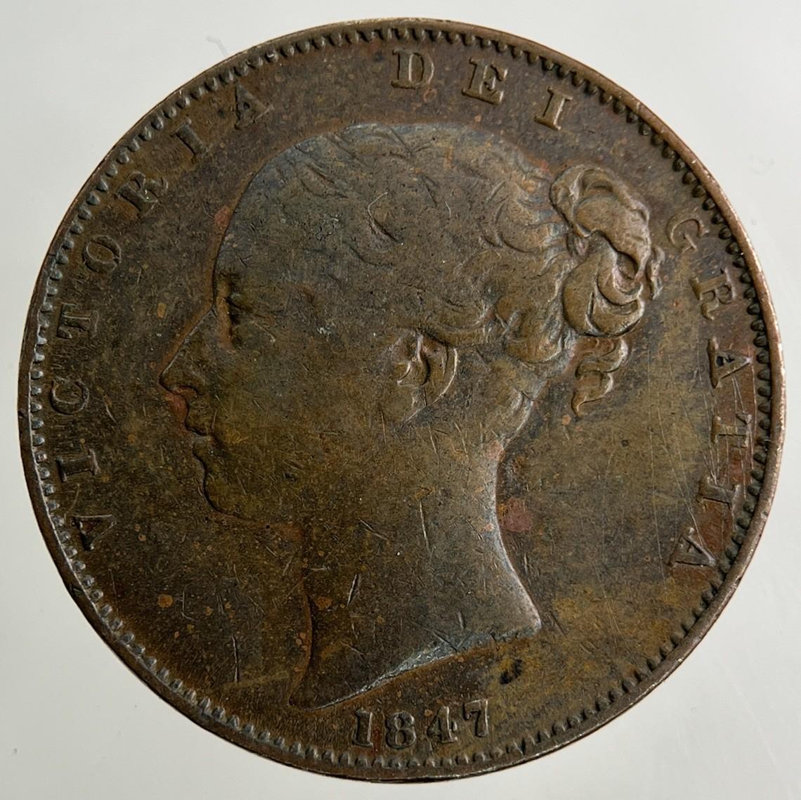 1847 Victoria Farthing Coin | Fine Collectable Grade