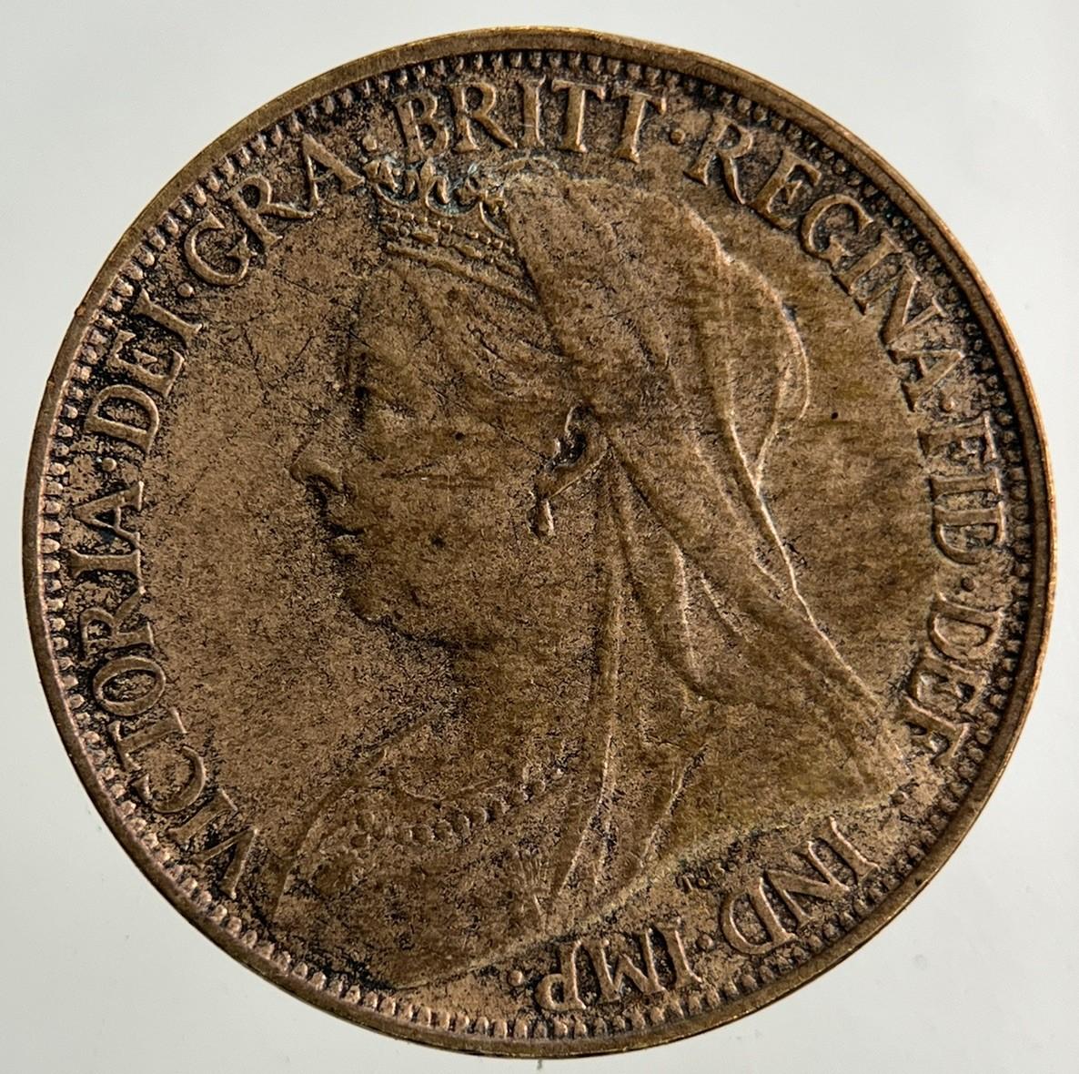 1900 Victoria Farthing Coin | Fine Collectable Grade