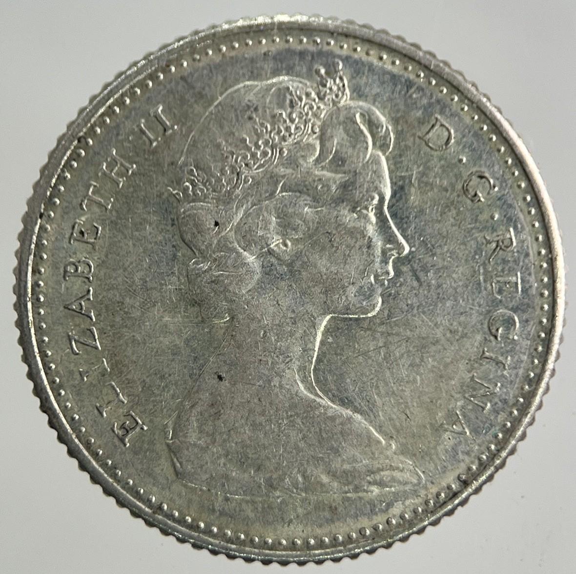 1967 Canada 10 Cents Silver Coin | Very High Grade