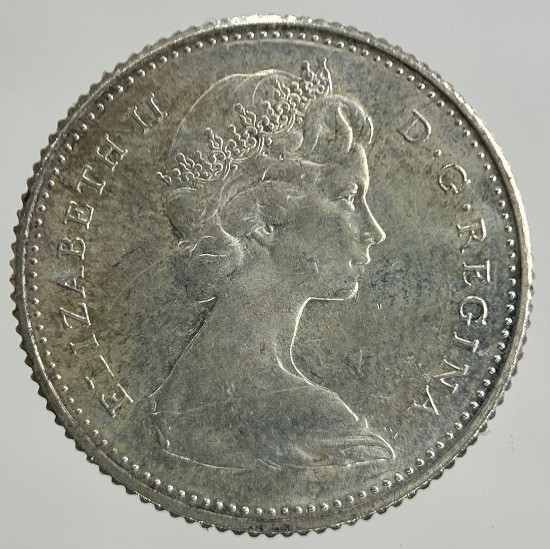 1967 Canada 10 Cents Silver Coin | Very High Grade