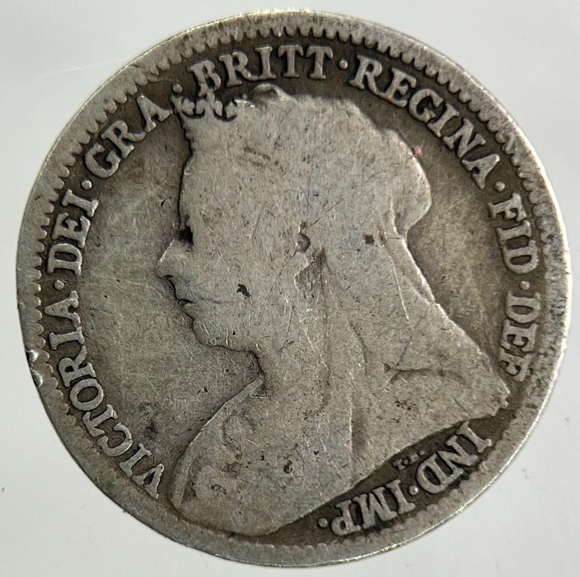 1900 Victoria Threepence Silver Coin | Collectable Grade