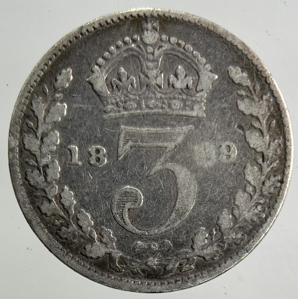 1899 Victoria Threepence Silver Coin | Collectable Grade