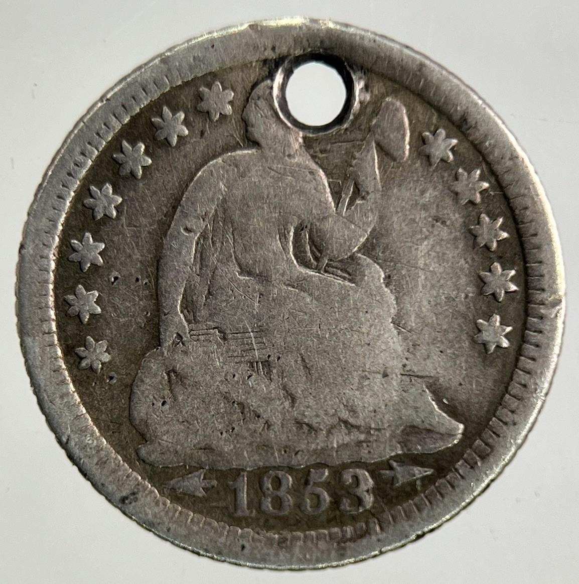 1853-O US USA Half Dime Silver Coin | Collectable Grade