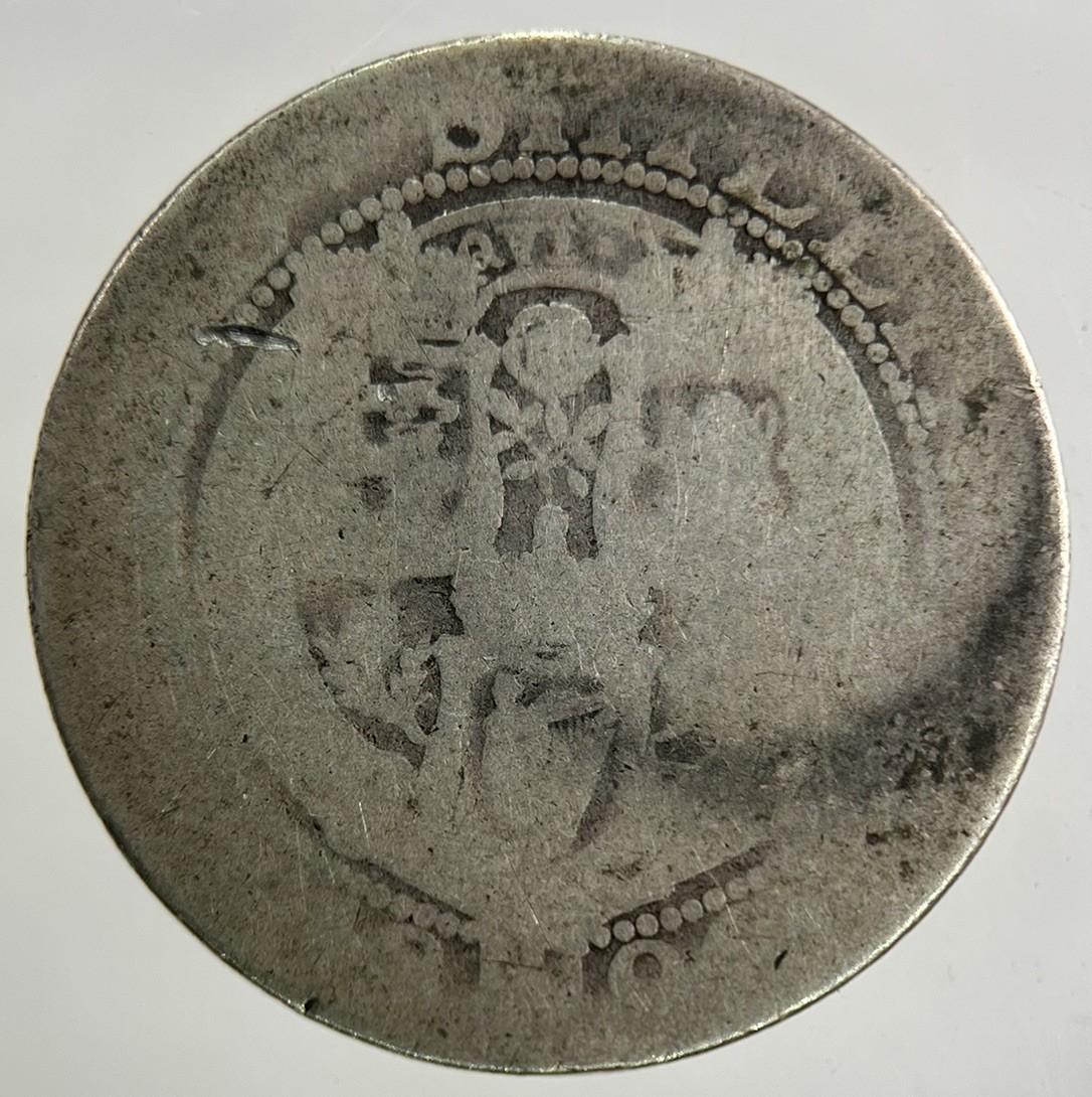 1896 Victoria Shilling Silver Coin | Fair Grade