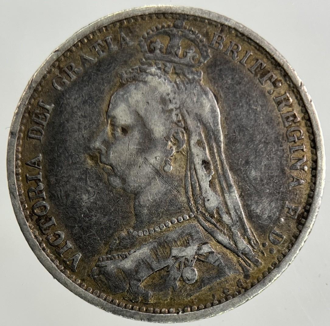 1887 Modified Victoria Sixpence Silver Coin | Collectable Grade