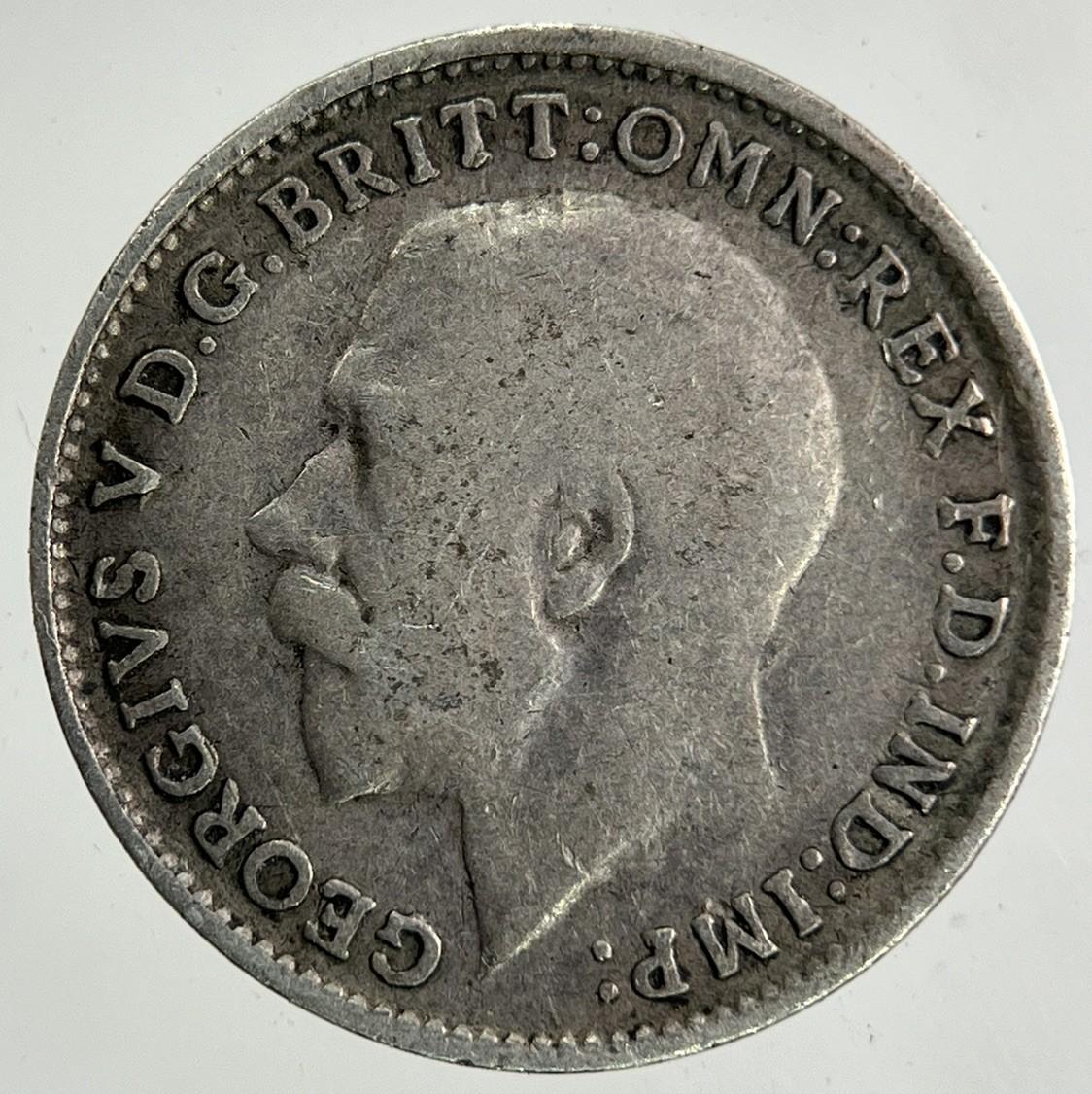 1918 George V Threepence Silver Coin | Fine Collectable Grade