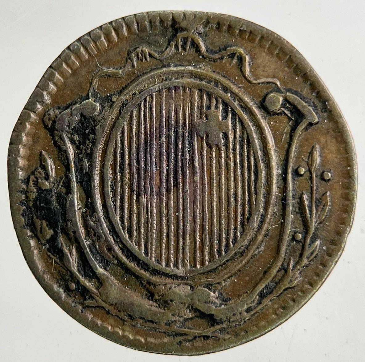 1843 Switzerland Swiss 1 Rappen Coin | Fine Collectable Grade