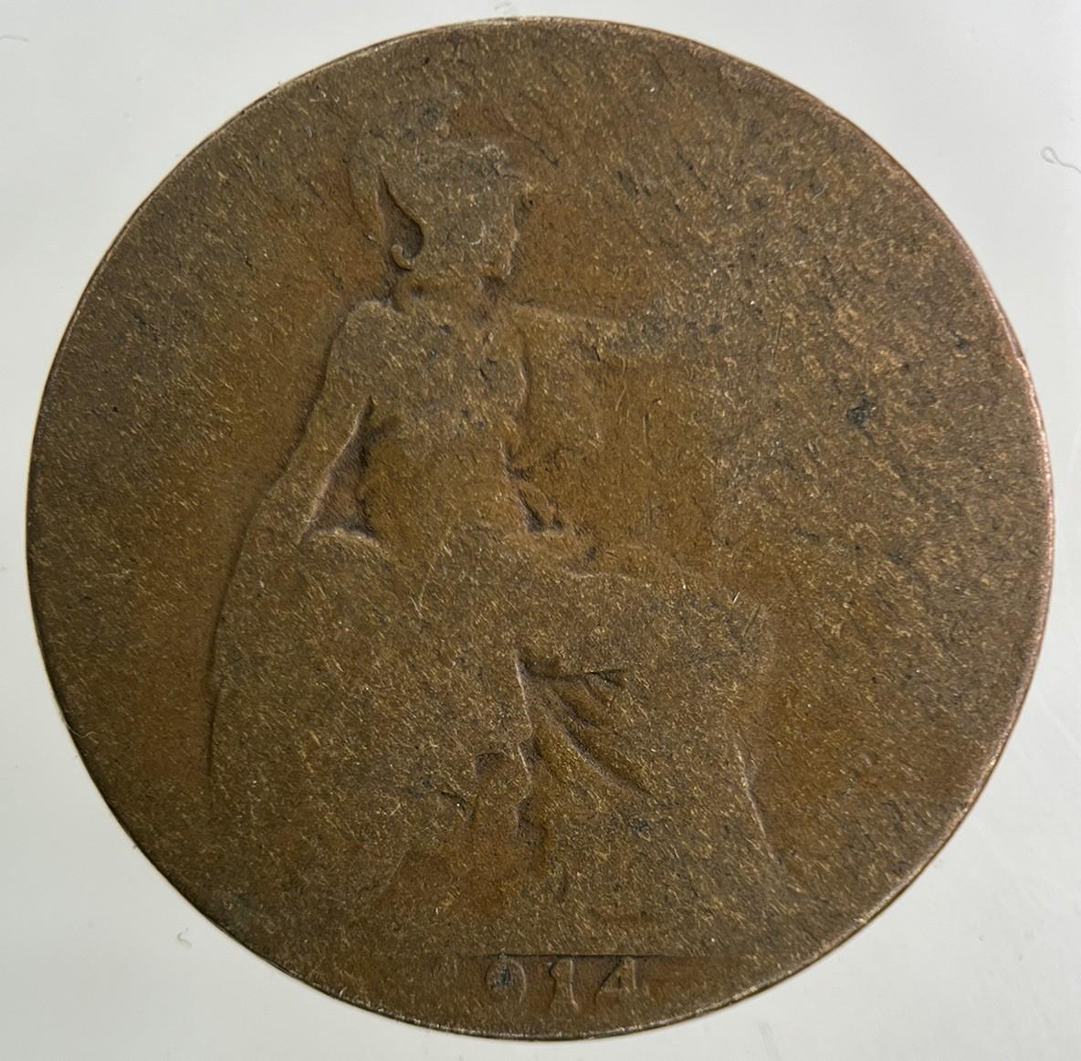 1914 George V Half-Penny Coin | Collectable Grade