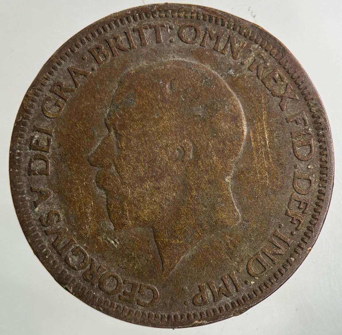 1928 George V Half-Penny Coin | Collectable Grade