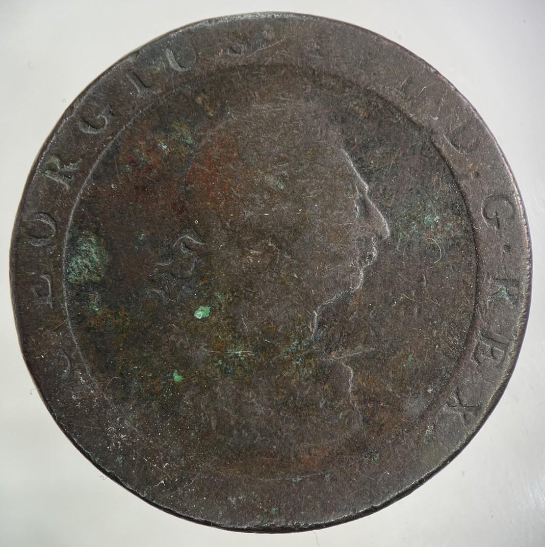 1797 George III 3rd Cartwheel One Penny Coin | Collectable Grade