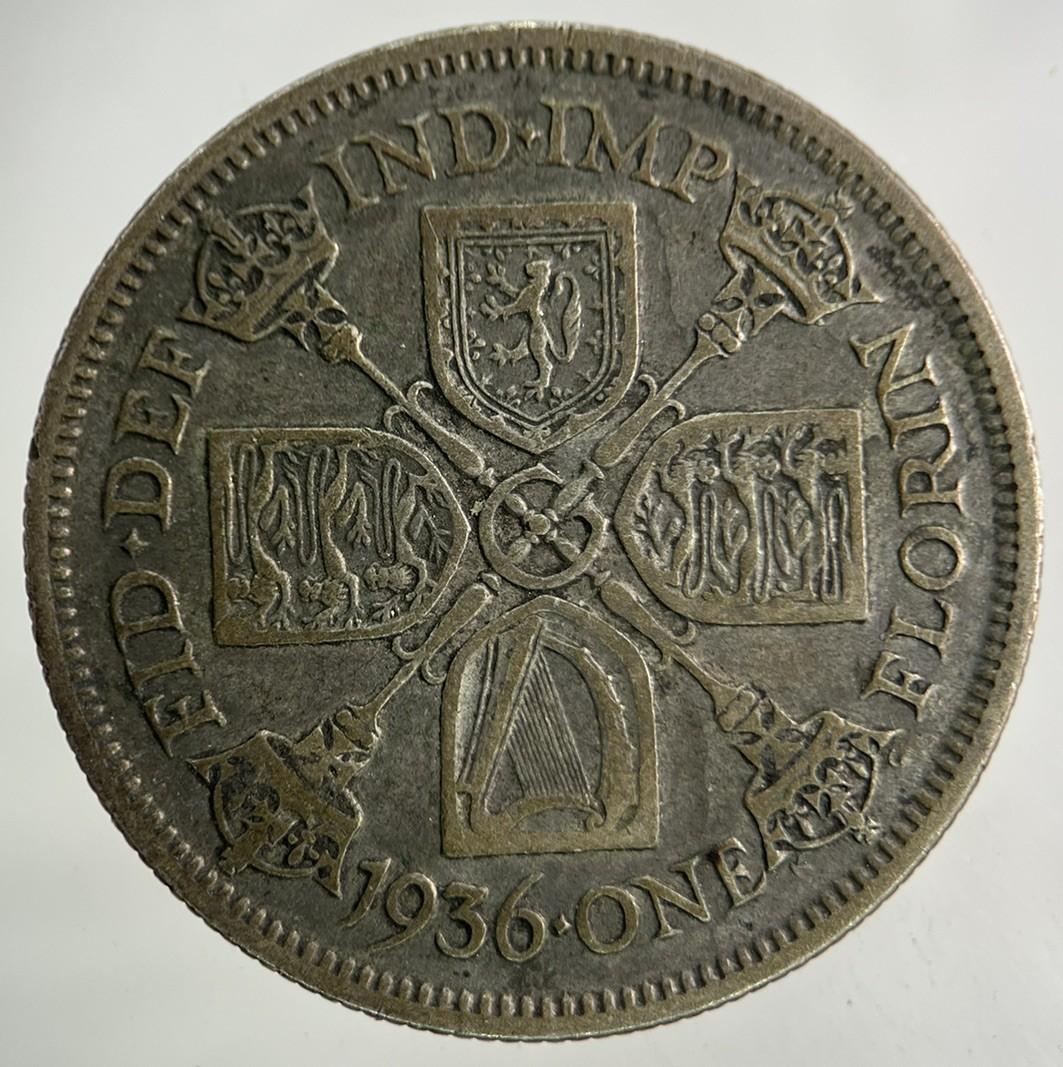 1936 George V Florin Silver Coin | Fine Collectable Grade