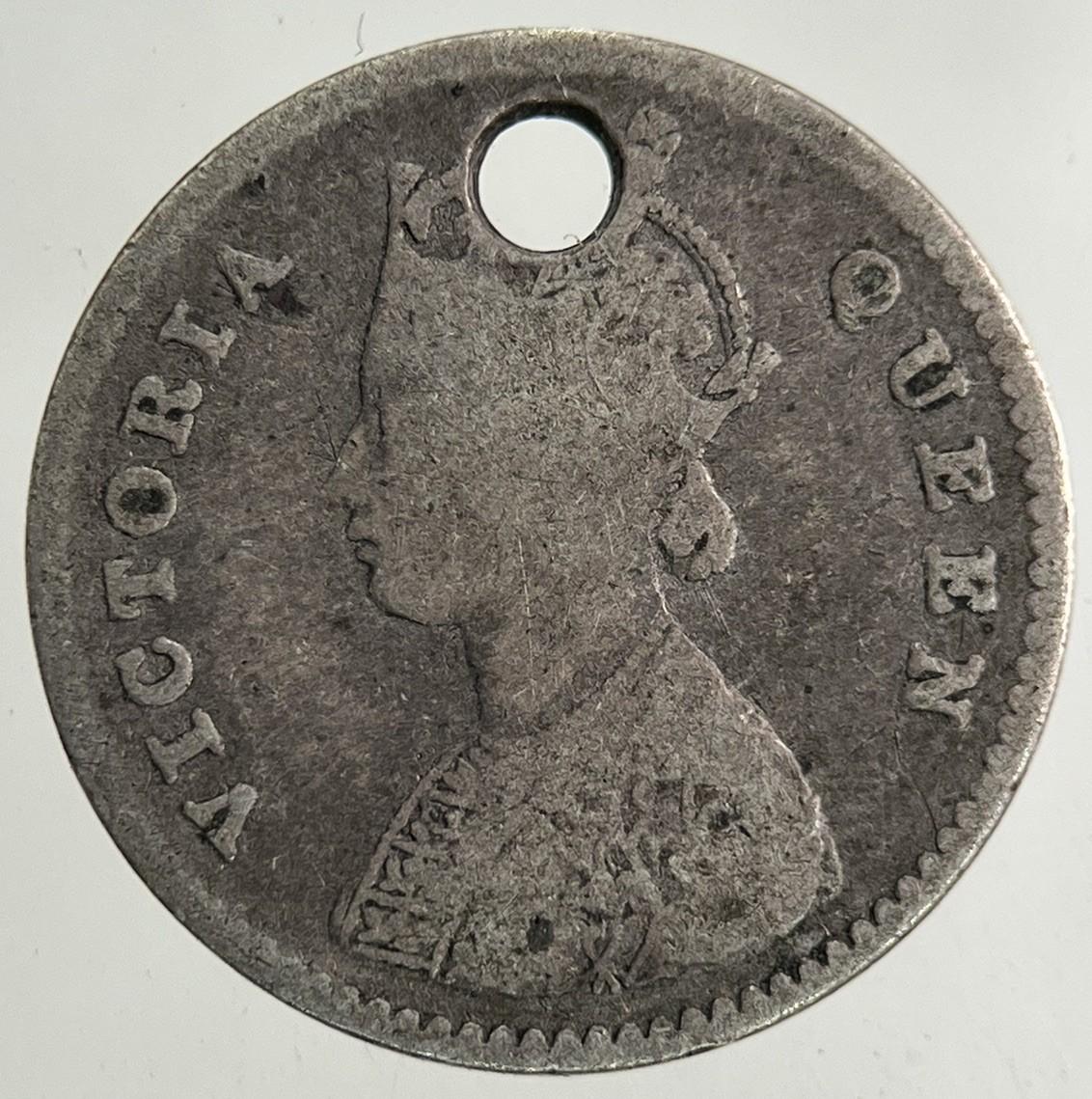 1862 India 2 Annas Silver Coin | Collectable Grade