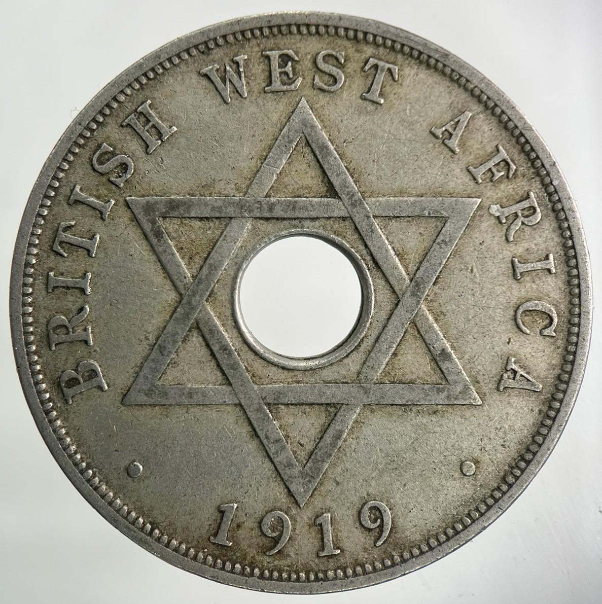 1919 West Africa One Penny Coin | Fine Collectable Grade