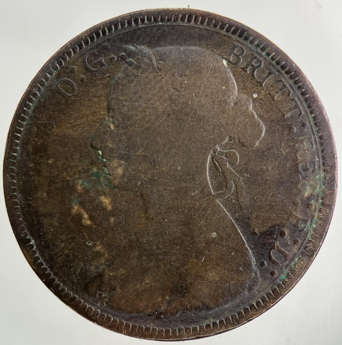 1893 Victoria Half-Penny Coin | Collectable Grade