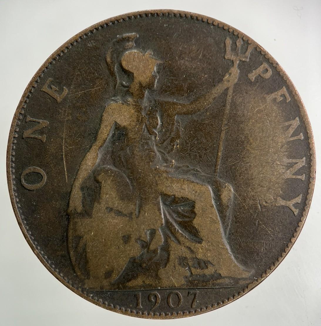 1907 Edward VII One Penny Coin | Collectable Grade