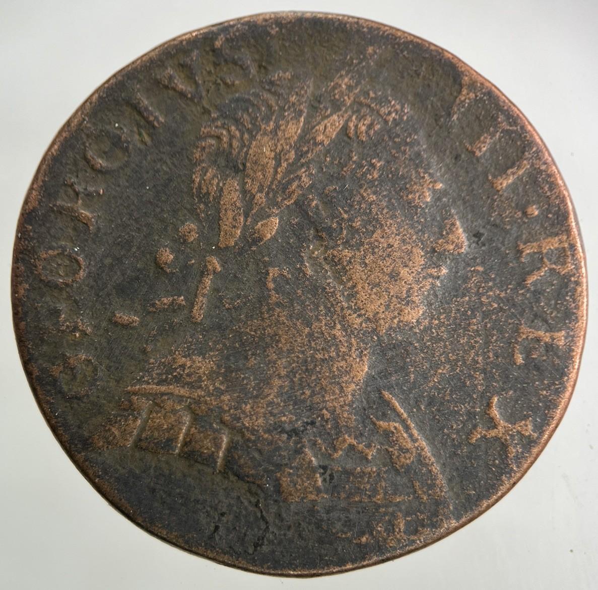 1775 George III 3rd Half-Penny Coin | Fine Collectable Grade